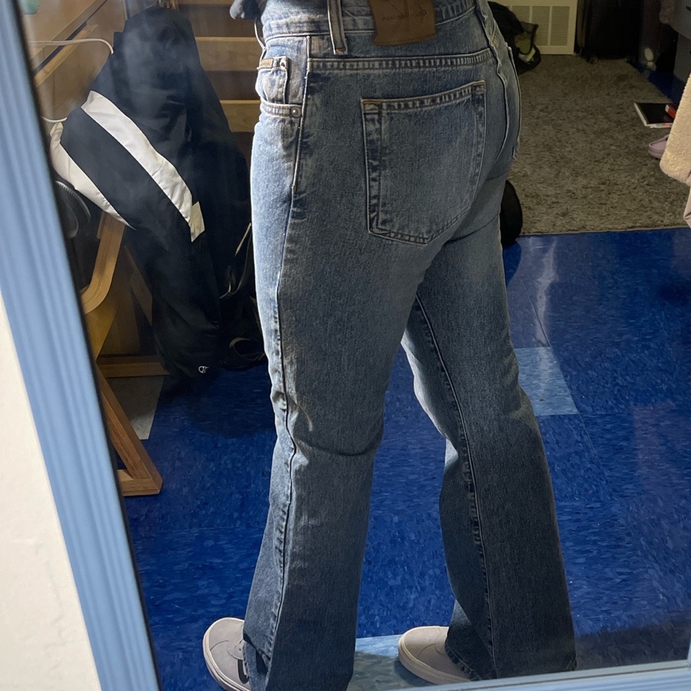 Calvin Klein low rise book cut jeans